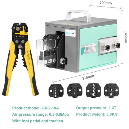 New Pneumatic Terminal Crimping Machine Pneumatic Aviation Pin Crimping Too