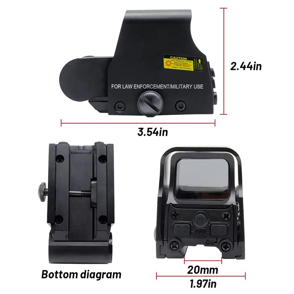 553 Holographic Sight Red Dot Sight Green Red Dot Sight Optics Reflex Riflescope Hunting Scopes Fit 20mm Rails