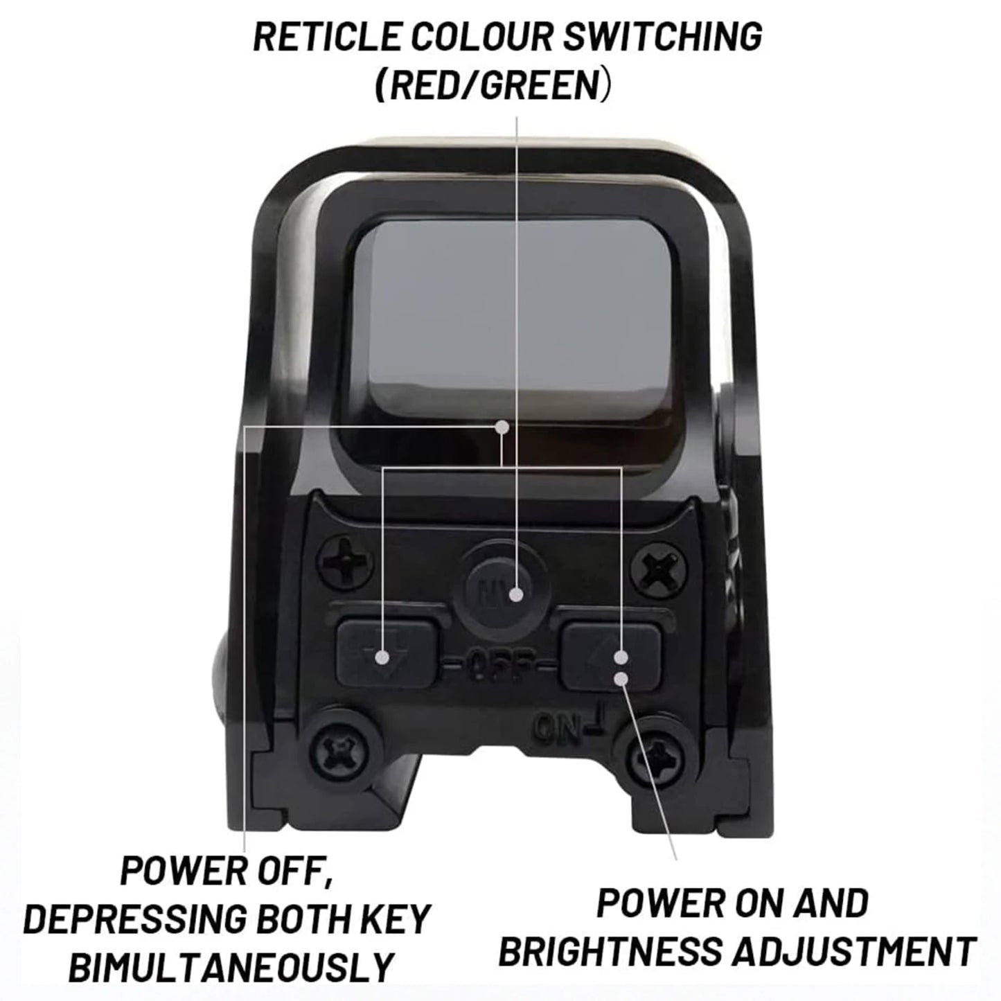 553 Holographic Sight Red Dot Sight Green Red Dot Sight Optics Reflex Riflescope Hunting Scopes Fit 20mm Rails