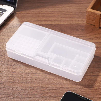 Newwholesale Double-Layer Cell Phone Component Storage Box Portable IC Chip