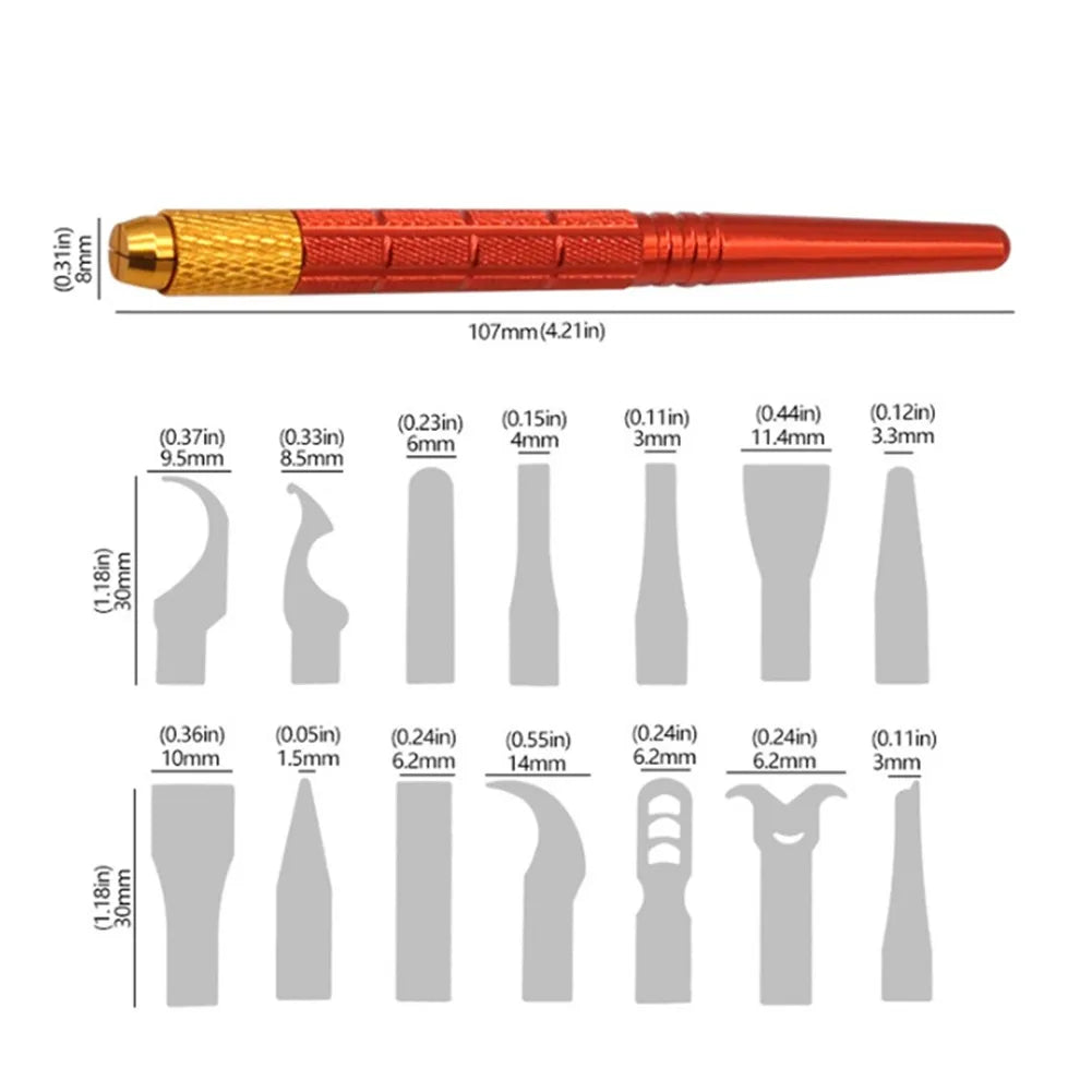 IC Chip Repair Thin Blade Tools Set CPU Edge Removal Tool Remove For Mobile