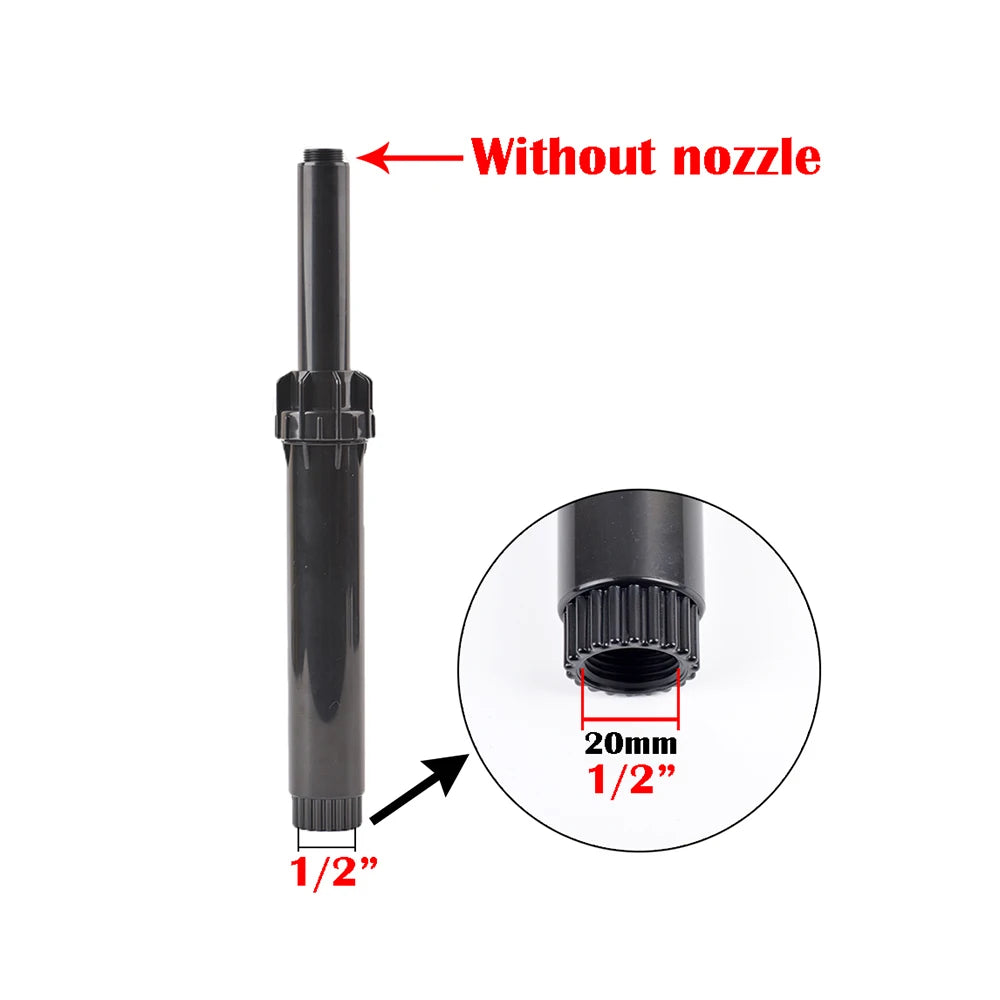 5PCS Adjustable 0~360 Degree Replacement Scattering Nozzles 1/2 Inch Popup Sprinklers Garden Lawn Irrigation Tool