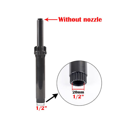 5PCS Adjustable 0~360 Degree Replacement Scattering Nozzles 1/2 Inch Popup Sprinklers Garden Lawn Irrigation Tool