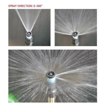 5PCS Adjustable 0~360 Degree Replacement Scattering Nozzles 1/2 Inch Popup Sprinklers Garden Lawn Irrigation Tool