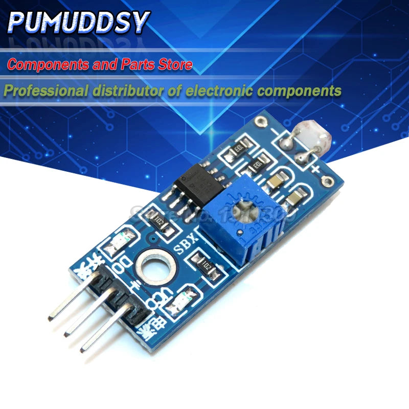 5PCS Light detection Intensity Detect photosensitive Brightness Resistance Sensor photosensitive Module 3PIN new