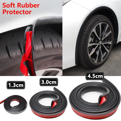 New Universal Car Wheel Arch Fender Flares Eyebrow Lip Protector Trim Mudgu