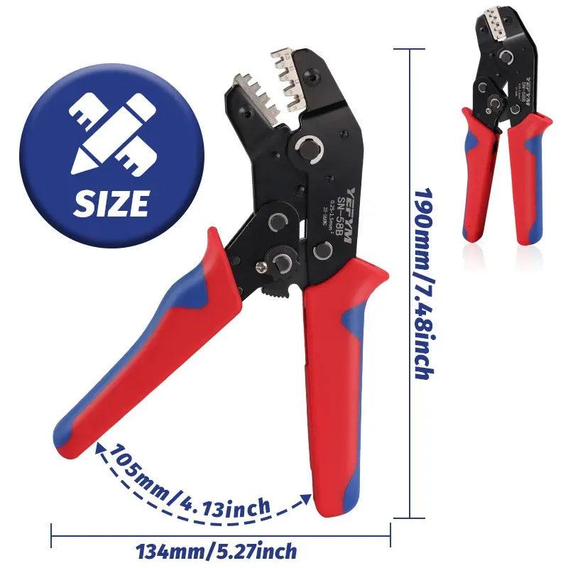 New Crimping Tools SN58B Pliers Interchangeable Jaw For XH254DuPont25428486