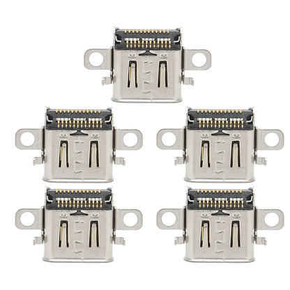 5pcs Charging Port For Nintendo Switch OLED USB Charger Port Repair Parts Usb-C Connector Charging Socket New