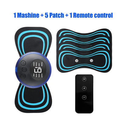 PC 5pcs set Neck Back Massager Sticker EMS Pulse Mini Electric Massage  Sho