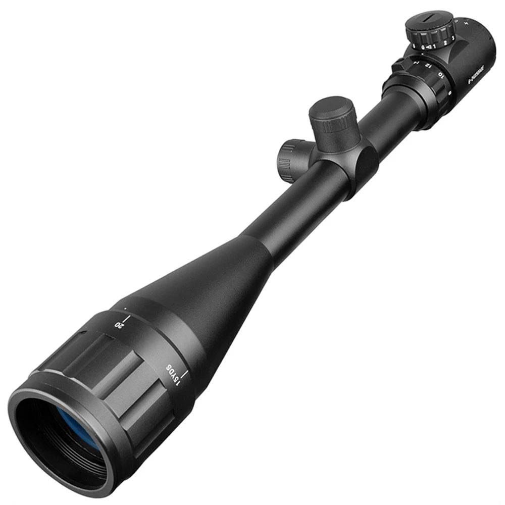 6-24x50 Aoe Riflescope Adjustable Green Red Dot Hunting Light Tactical Scope Reticle Sniper Optical Rifle Sight