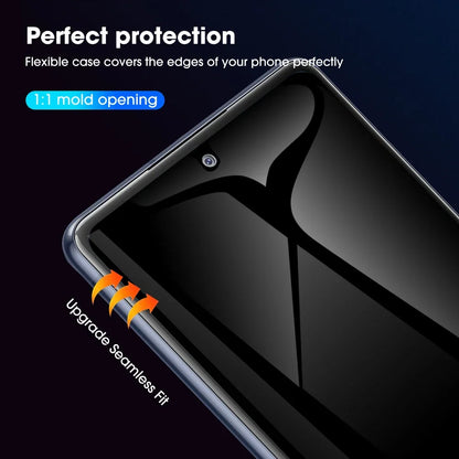 6 In1 Anti-Spy Hydrogel Film For Samsung Galaxy Z Flip 6 Flip6 Privacy Screen Protector For Galaxy ZFlip6 5G Lens Tempered Glass