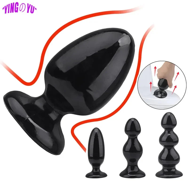 6 Size Anal Plug Big Buttplug Vagina Dilator G-Spot Butt Stimulator Sex Toys  Gay Couples Adult Games Women Men Masturbators