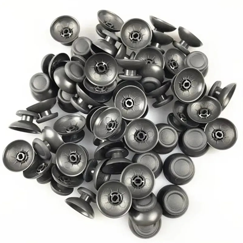 60 pairs 120pcs Replacement Gray Analog Stick Thumbsticks Thumb Stick Joysticks For PlayStation 4 PS4 Controller Mushroom Caps