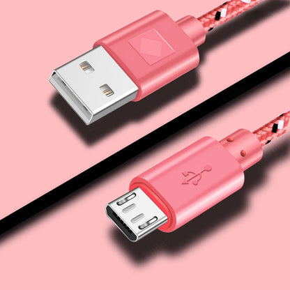 PC 60W Micro USB Data Cable Cord Fast Charging Mobile Phone Micro USB Cable For Xiaomi redmi Samsung S6 S7 Andriod Micro USB Cable