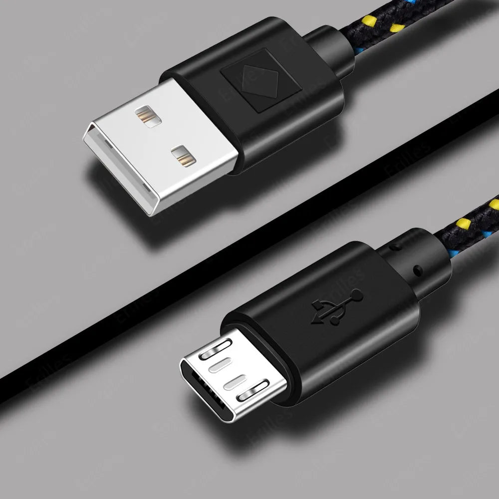 PC 60W Micro USB Data Cable Cord Fast Charging Mobile Phone Micro USB Cable For Xiaomi redmi Samsung S6 S7 Andriod Micro USB Cable