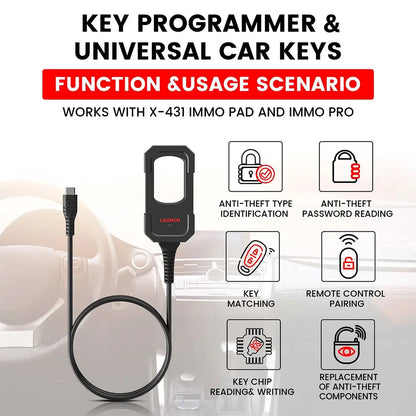 New LAUNCH X431 Key Programmer x 4 Keys Set IMMO Programming Tools work wit