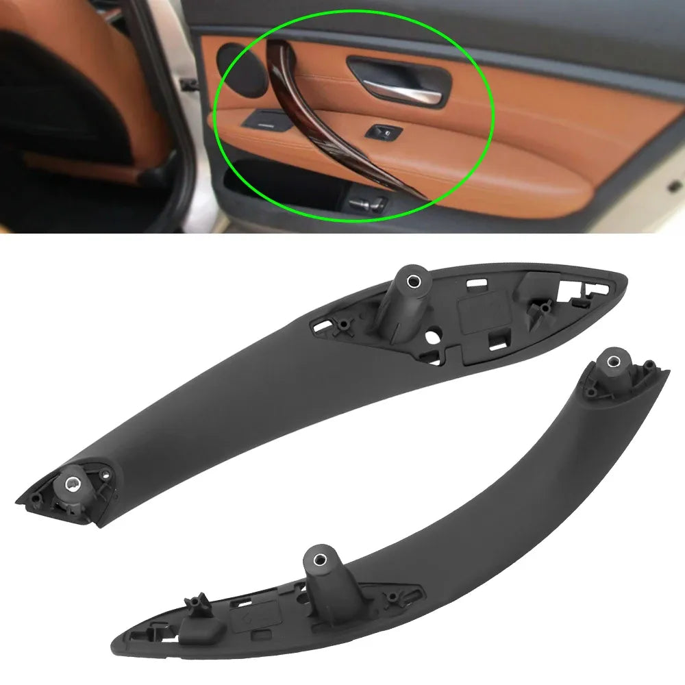 New Interior Door Handles Black Front Rear Left/Right Door Panel Pull Trim