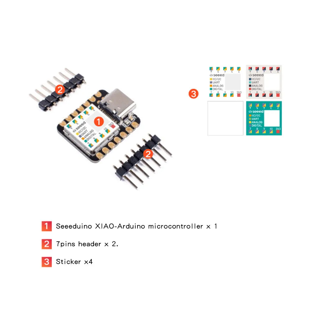 Newseeeduino XIAO development board microcontroller, using SAMD21 series ch