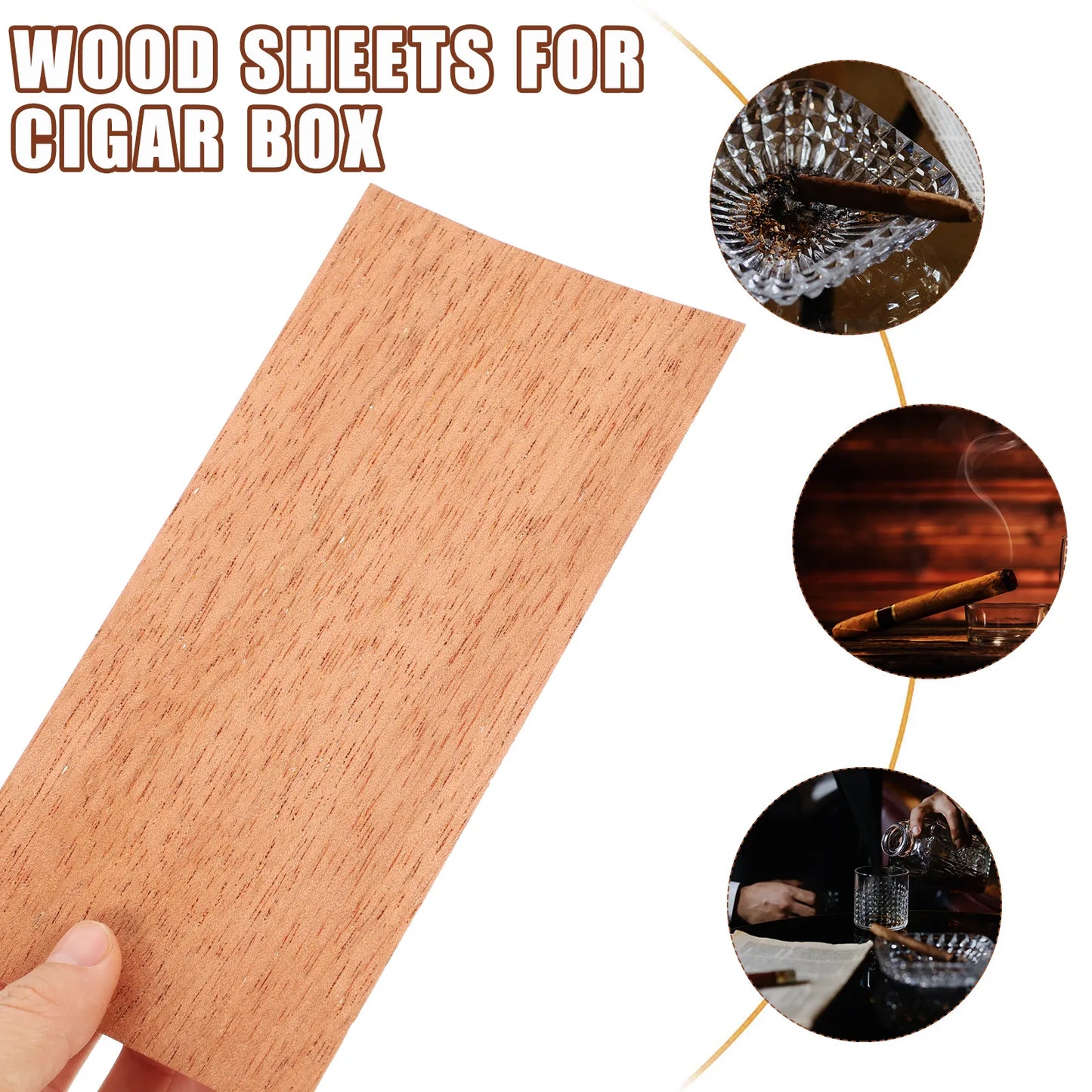 NewCedar Wood Sheets Box Accessories Chips Spanish Planks Sheet Humidor Diy