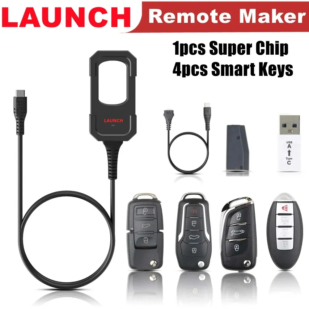 NewLaunch X431 Key Programmer Remote Maker with 4PCS Universal Remote Key a