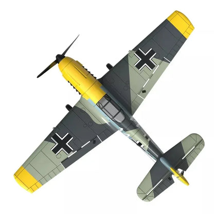 Avion télécommandé NewVolantexRC BF109 2,4 GHz 4 canaux 400 mm d'envergure One K