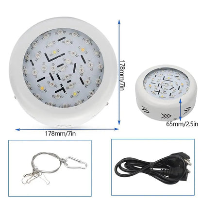 Lampe de croissance LED UFO à spectre complet 360 W AC 85-265 V 36 LED Double Chips Pla