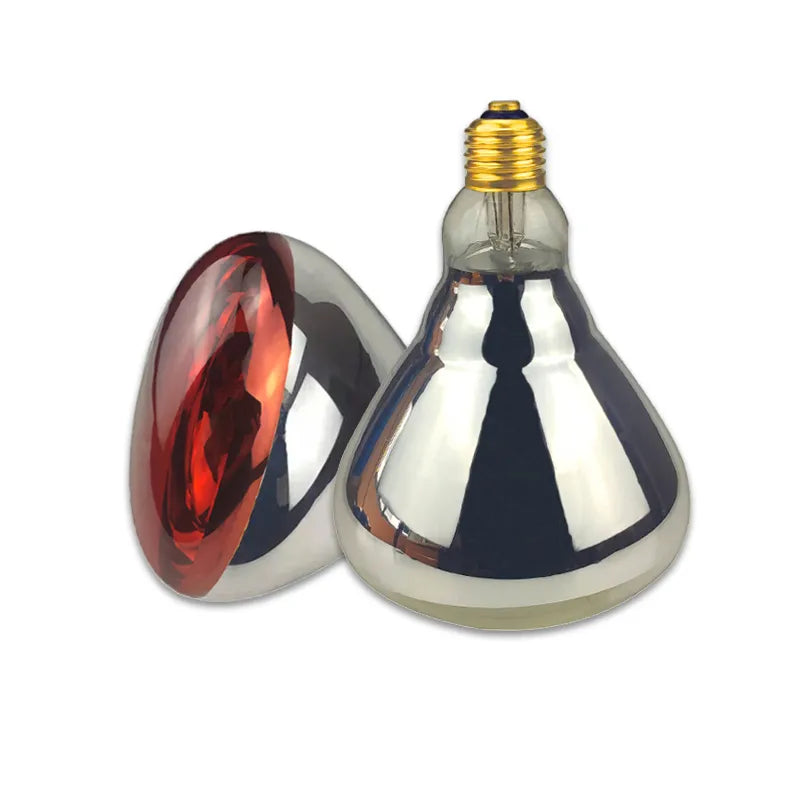 PCBONGBADA-Quartz High Heat Red and White Infrared Light Bulb, Fit  Chicken