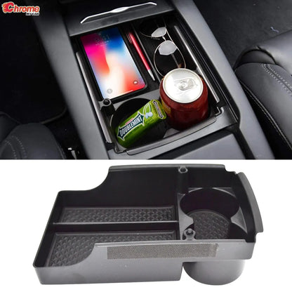 New Car Cup Holder Center Console Organizer For Tesla Model S / X Armrest S