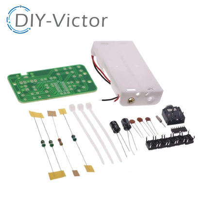 76-108MHz FM Stereo Radio DIY Kit Wireless FM Receiver Module DC 2.7V-3.3V Frequency Modulation Electronics Soldering Practice