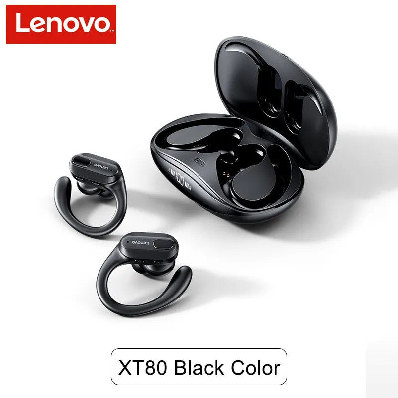 NewNew Lenovo XT80 TWS Wireless Bluetooth 5.3 Earphones Sports Ear Hanging