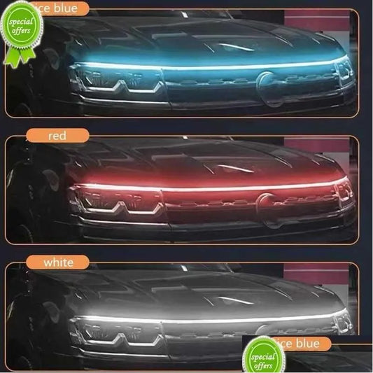 New Other Interior Accessories Scan Led Car Hood Lights Headlight Strip Dec