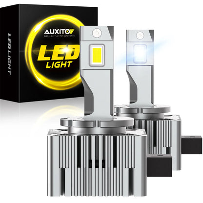 NewAUXITO 40000LM 120W D1S LED Bulb Canbus HID D3S LED Headlight 6000K 30Pc