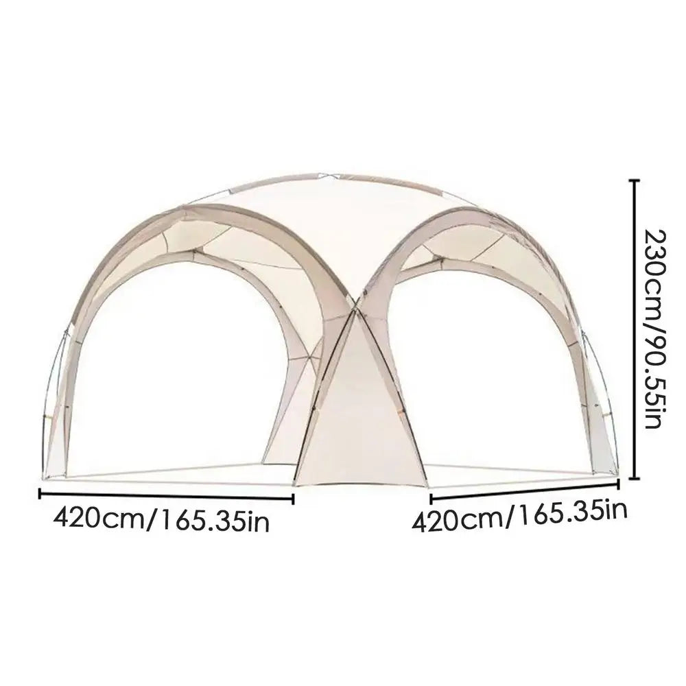 PC 8-10Person Outdoor Camping Dome Tent Lightweight Camping Tarp Folding Ro