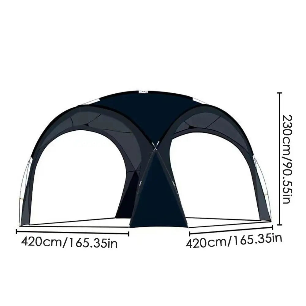 PC 8-10Person Outdoor Camping Dome Tent Lightweight Camping Tarp Folding Ro