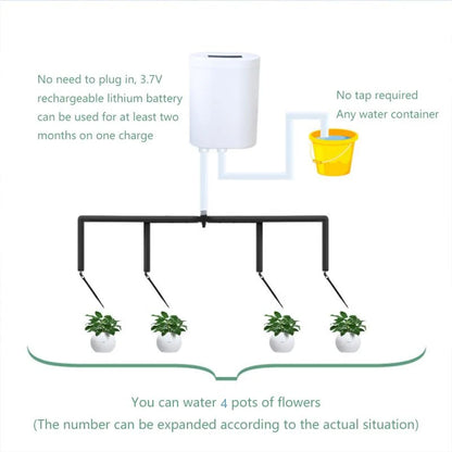 8/4/2 Head Automatic Watering Pump Controller Flowers Plants Home Sprinkler Drip Irrigation Device Pump Timer System Garden Tool