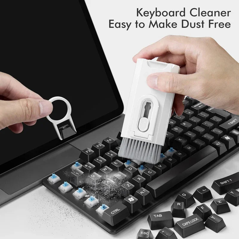 PC 8 In1 Electronic Cleaner Kit Screen Cleaner Multifunctional Cleaning Brush  Earphone Keyboard Laptop Phone PC Monitor Camera