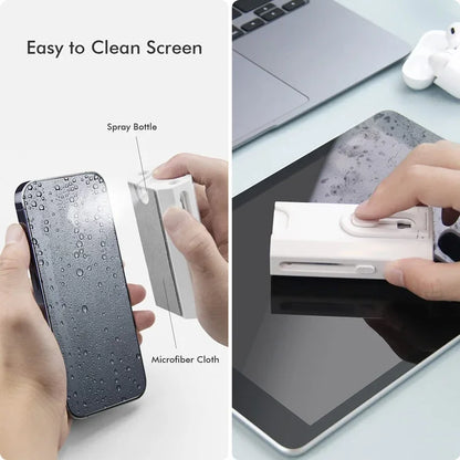 PC 8 In1 Electronic Cleaner Kit Screen Cleaner Multifunctional Cleaning Brush  Earphone Keyboard Laptop Phone PC Monitor Camera