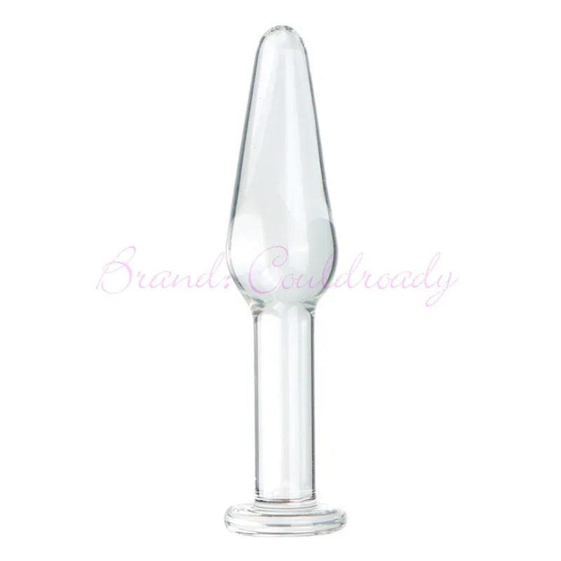 8 model Crystal anal beads Pyrex glass buttplug dildo ball anus plugs prostate massager sex toys  adult products Women Men