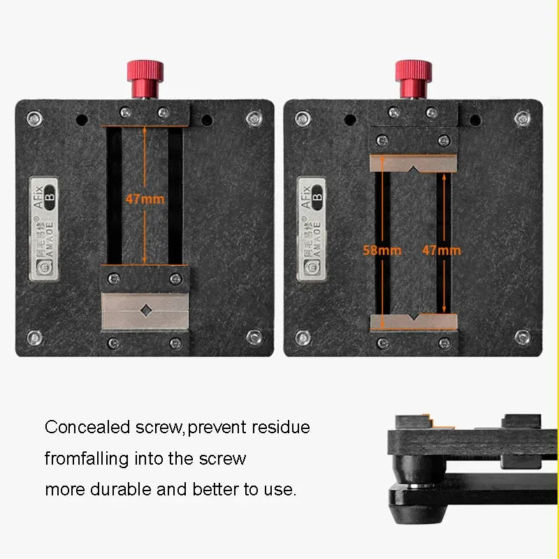 Nouveau dispositif multifonctionnel de retrait de colle de puce IC d'Amaoe AFix-B pour le téléphone Mot