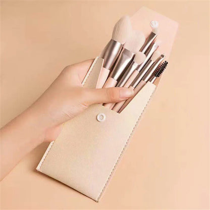 8Pcs Cosmetics Foundation Blush Powder Eyeshadow Blending Makeup Brush Soft Fluffy Makeup Brushes Beauty Tools Make Up Brushes