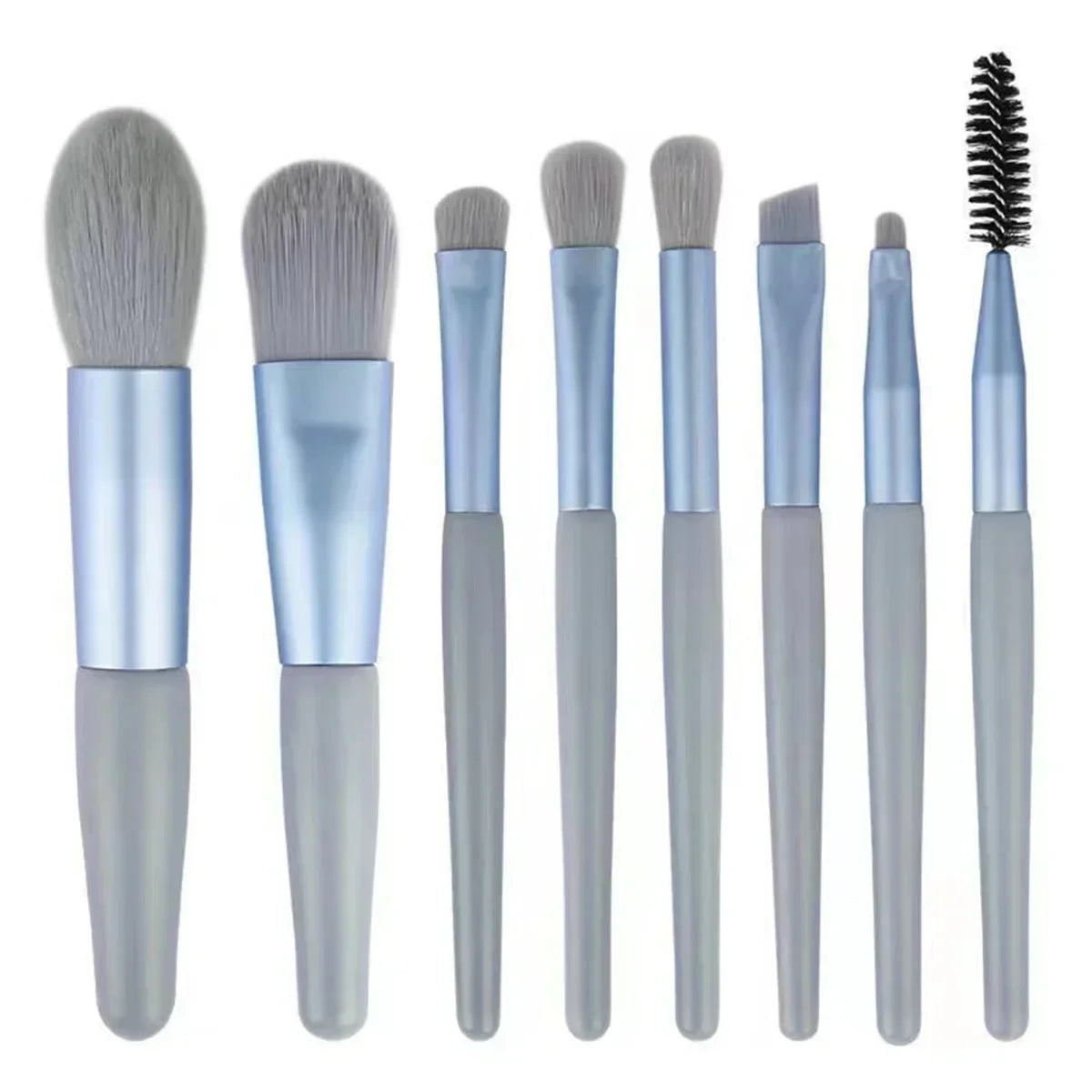 8Pcs Soft Fluffy Makeup Brushes Set  cosmetics Foundation Blush Powder Eyeshadow Kabuki Blending Makeup brush beauty tool