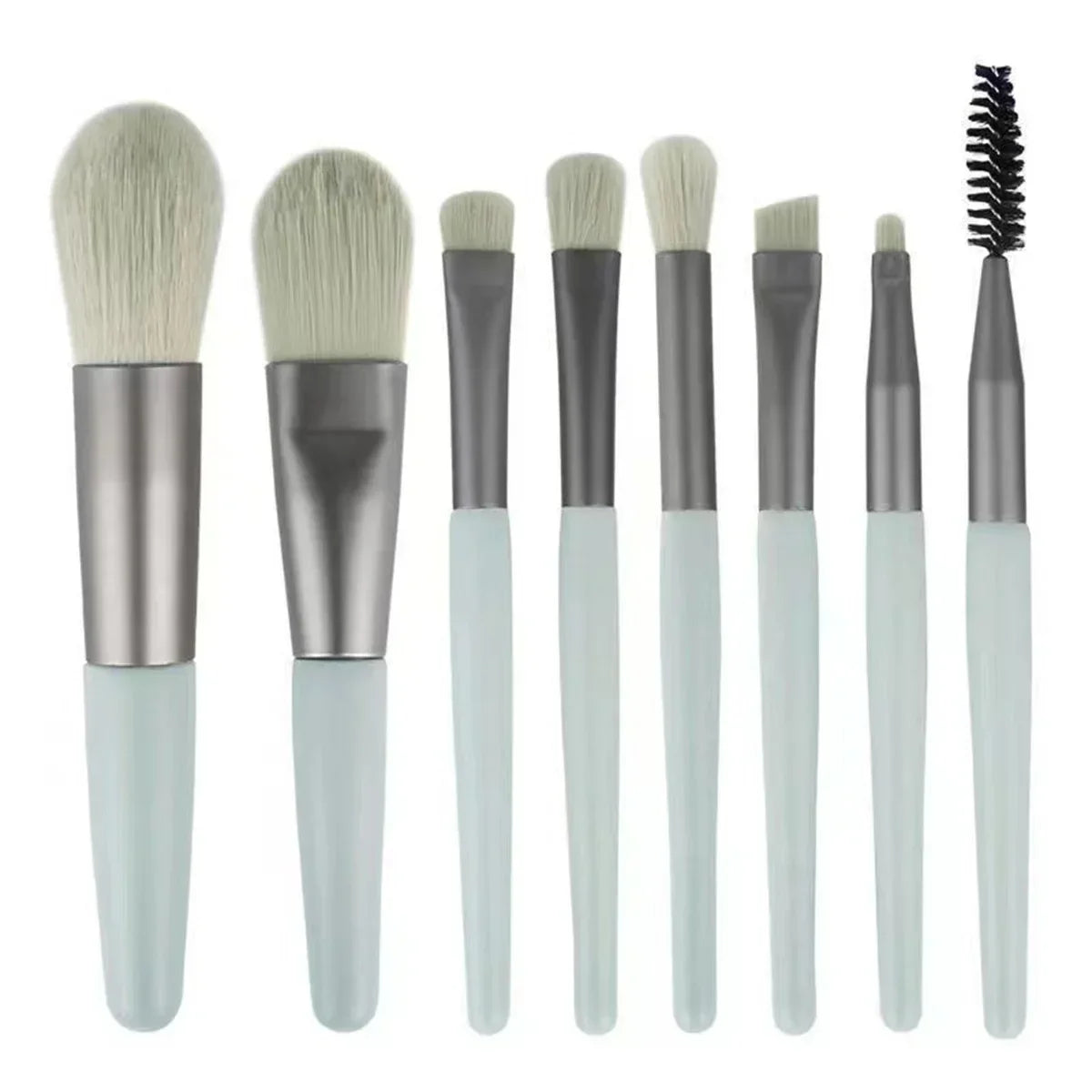 8Pcs Soft Fluffy Makeup Brushes Set  cosmetics Foundation Blush Powder Eyeshadow Kabuki Blending Makeup brush beauty tool