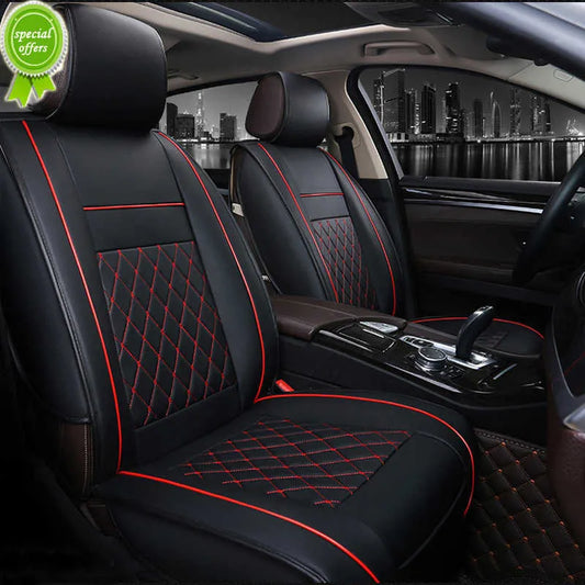 New New 1 Seat Waterproof Car Seat Cover Universal Leather Auto Front Seat