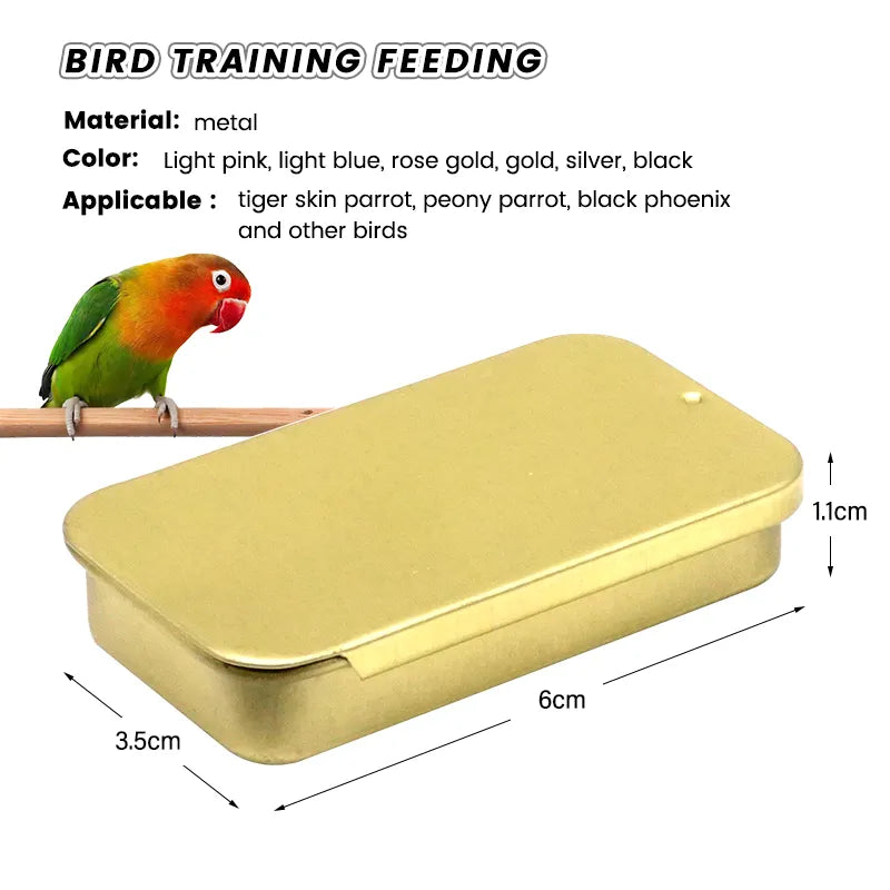 PC1 Pc Bird Feeding Handheld Feeder Mini Feeding Box Multiple Colors Bird T