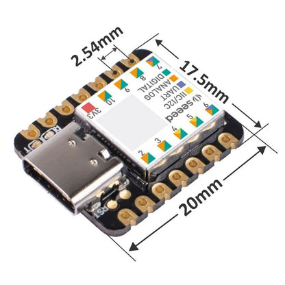 Newseeeduino XIAO development board microcontroller, using SAMD21 series ch