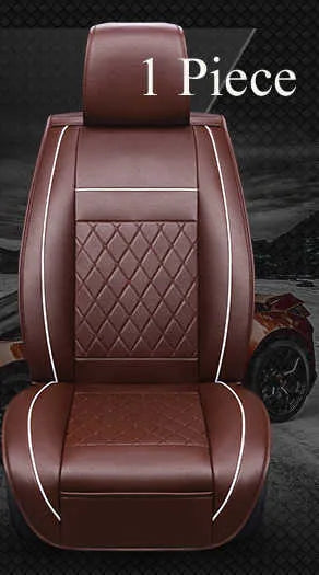 New New 1 Seat Waterproof Car Seat Cover Universal Leather Auto Front Seat