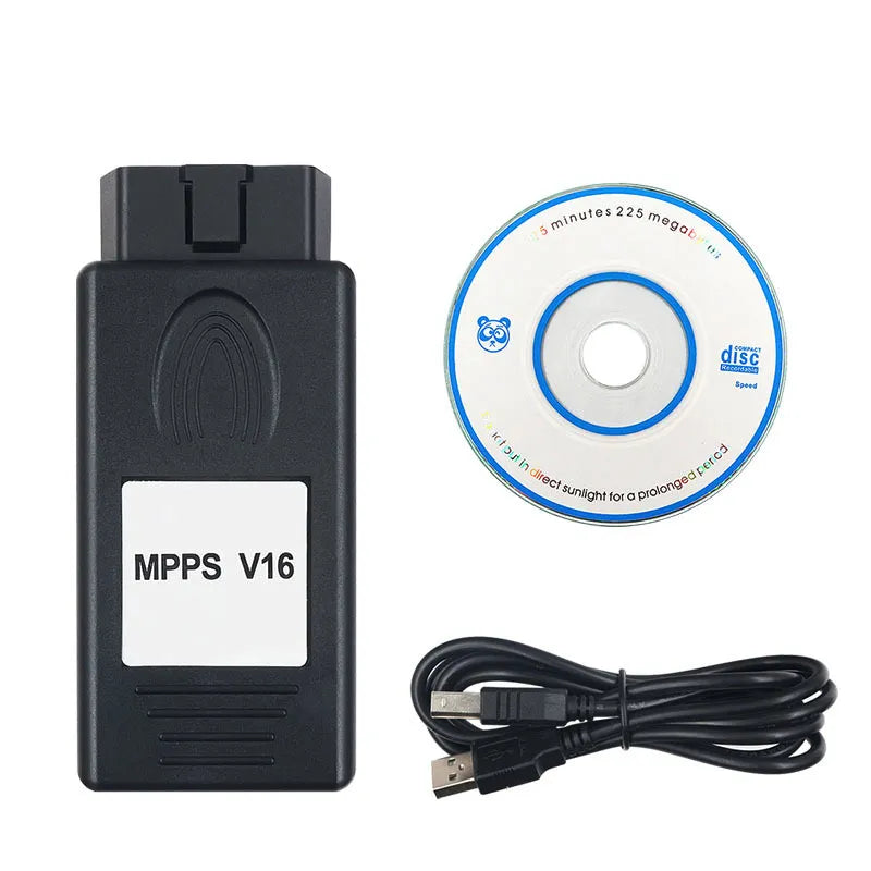 Connecteur de diagnostic OBD2 pour réglage de puce ECU MPPS V16 pour EDC15 EDC16 EDC1