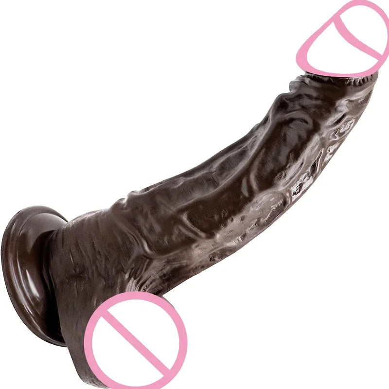 Gtooza9.5 inch Thick Huge G Spot s Realistic with Suction Cup Big Black  Anal Giant Penis Sex Toys  Women and Men