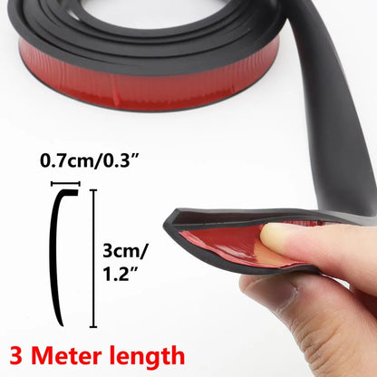 New Universal Car Wheel Arch Fender Flares Eyebrow Lip Protector Trim Mudgu