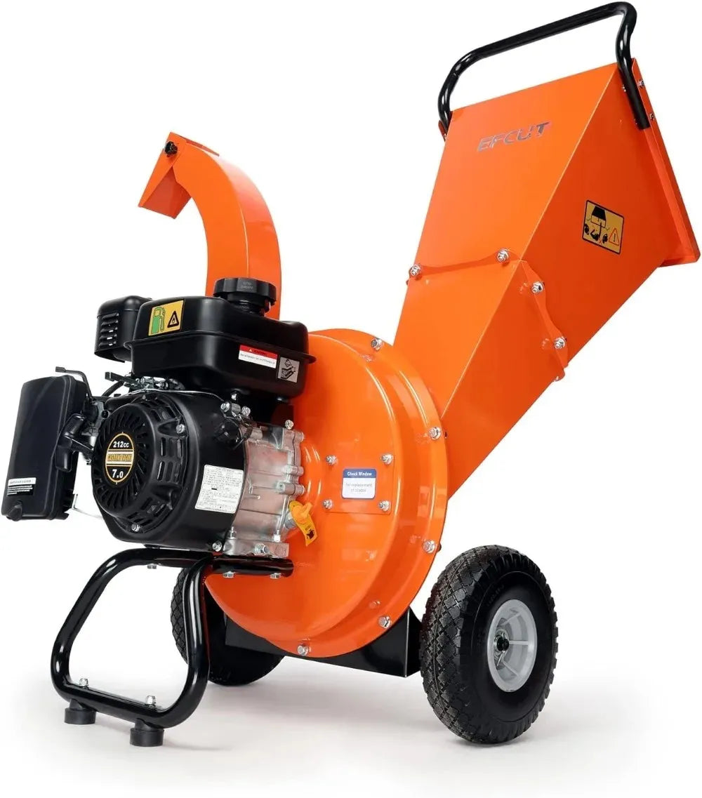 NewC30 Wood Chipper Shredder Mulcher 7 HP 212cc Heavy Duty Rotor Engine Gas